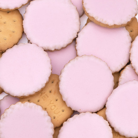 Roze likkoekjes - Geboortesnoepjes.nl